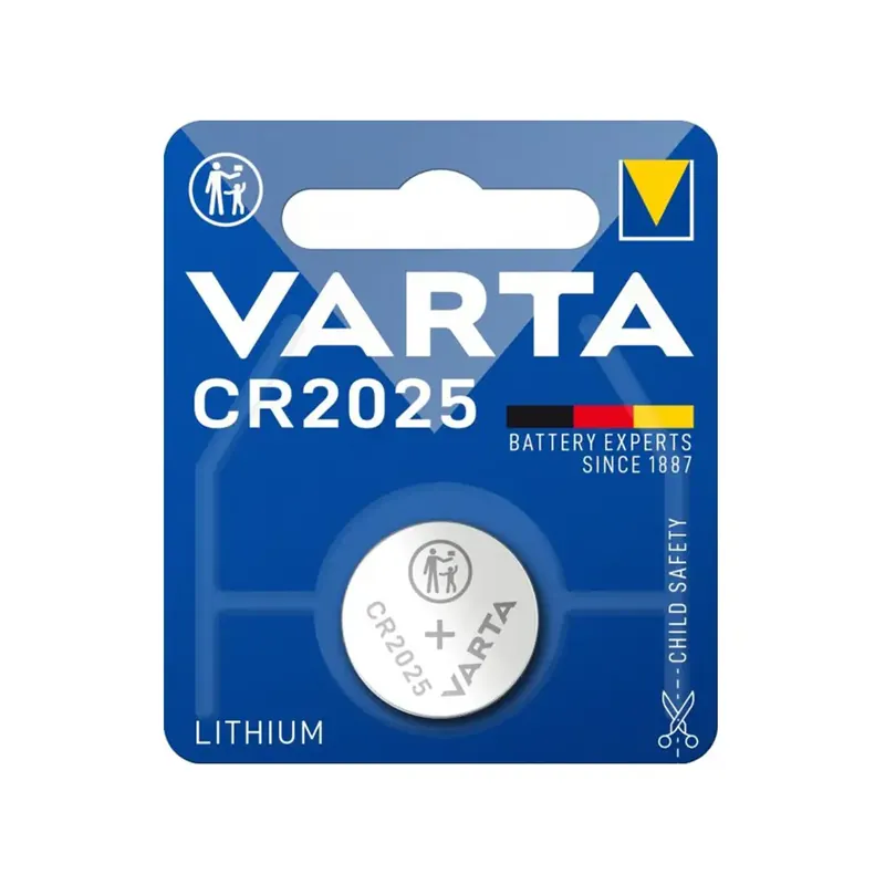 VARTA • 38008 Paristot CR2025, 1kpl Korkea Laatu