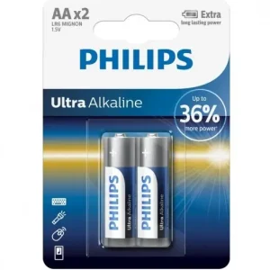 PHILIPS • LR03E2B10 Paristot AA (LR6), 2kpl Lähetetään Heti