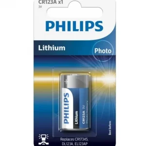 PHILIPS • CR123A01B Paristot CR123A, 1kpl Osta Verkossa