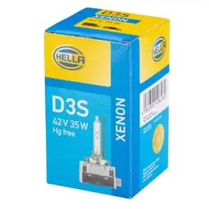 HELLA • 8GS009028311 Polttimo, ajovalo D4S, P32D-5, 42 V, 35W Turvallinen Maksu