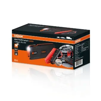 Ajankohtainen OSRAM • OBSL400 Akkulaturi 16,8 Ah, latausvirta 400A, latausjännite 12V