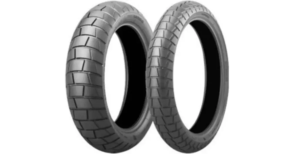 Suosittu Bridgestone 100/90-19 AT41 57V TL M+S UM etumoottoripyörän katurengas