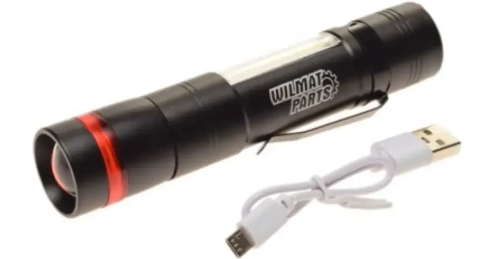 Halpa Hinta LED-taskulamppu latausilmaisimella, 1500 mAh