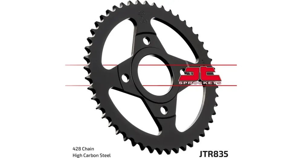 Takaratas 428 46 hammasta JT Sprockets JTR835 Kuuma Tarjous