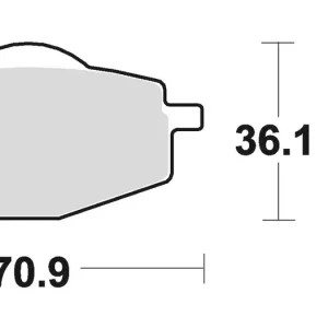 Pikatoimitus Braking Semi Metallic 685SM1 -jarrupalat