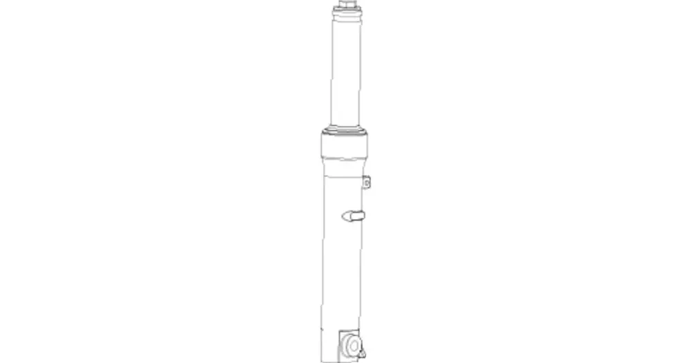 Etujousitus oikea, 0010, Keeway Zahara 43300T620010 Korkea Laatu