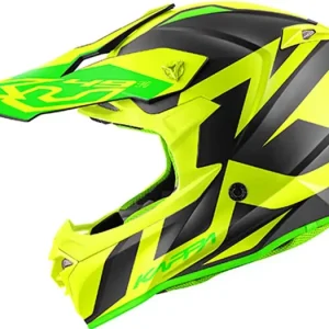 Vain Rajoitetun Ajan Kask offroad Kappa KV49 EVO Great Cross Musta Matta - Keltainen