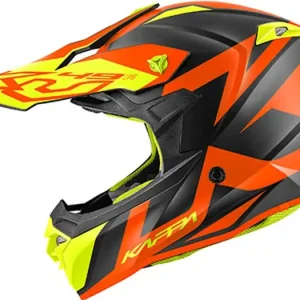 Pikatoimitus Kask offroad Kappa KV49 EVO Great Cross Musta Matta - Oranssi