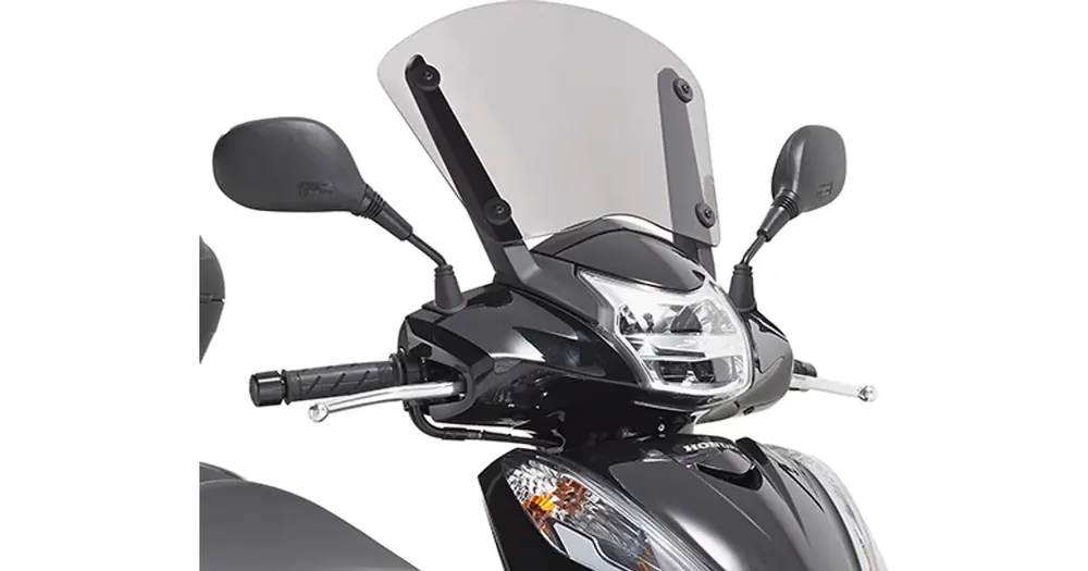 Tuulilasi, tummennettu, Kappa KD1143S, Honda SH300i Tehdashinta