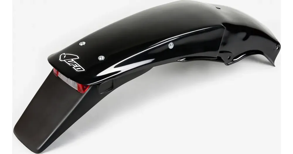 Ilmainen Palautus Takalokasuoja musta UFO Plast Honda CR 125 / CR 250