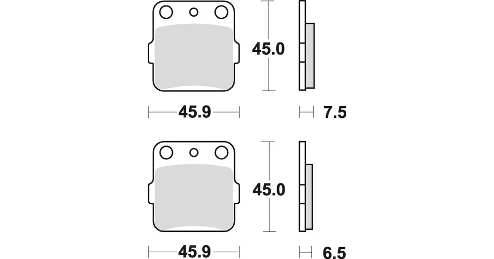 Braking SEMI METALLIC 686SM1 -jarrupalat Osta Verkossa
