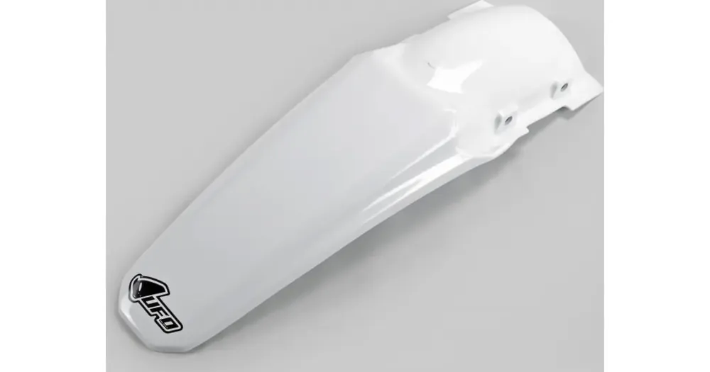 Kampanjahinta UFO Plast takalokasuoja valkoinen Honda CRF 250 08-09