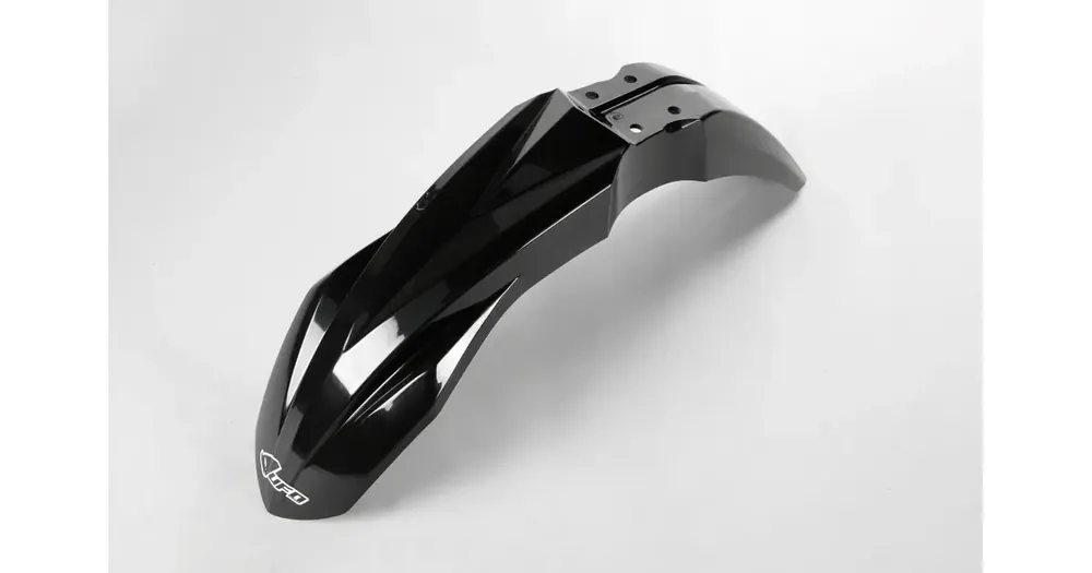 Etulokasuoja musta UFO Plast Kawasaki KXF 250 / 450 Alkuperäinen