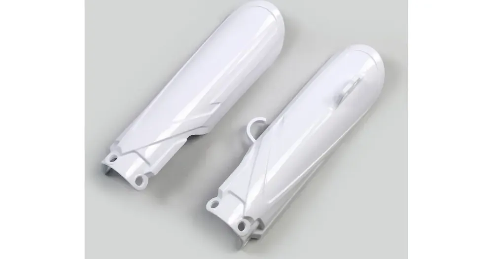 Tarjoushinta UFO Plast iskunvaimentimien suojat valkoinen Yamaha YZ 65
