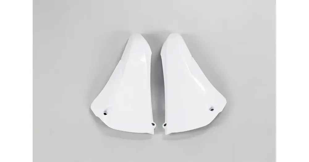 Bestseller Jäähdyttimen suojat valkoiset UFO Plast Yamaha YZF 450 10-13