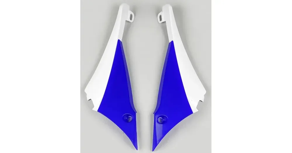 Kausialennus Jäähdyttimen suojat valko-siniset OEM UFO Plast Yamaha YZF 450 11-13