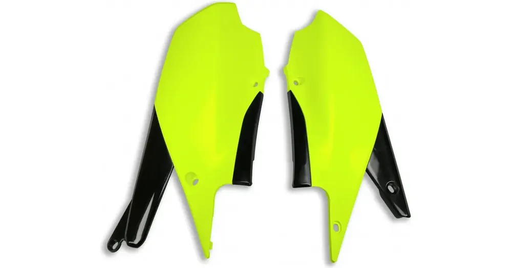 Osta Verkossa UFO Plast Ylä takakotelot, keltainen fluo, sarja, Yamaha YZF / WRF 250-450