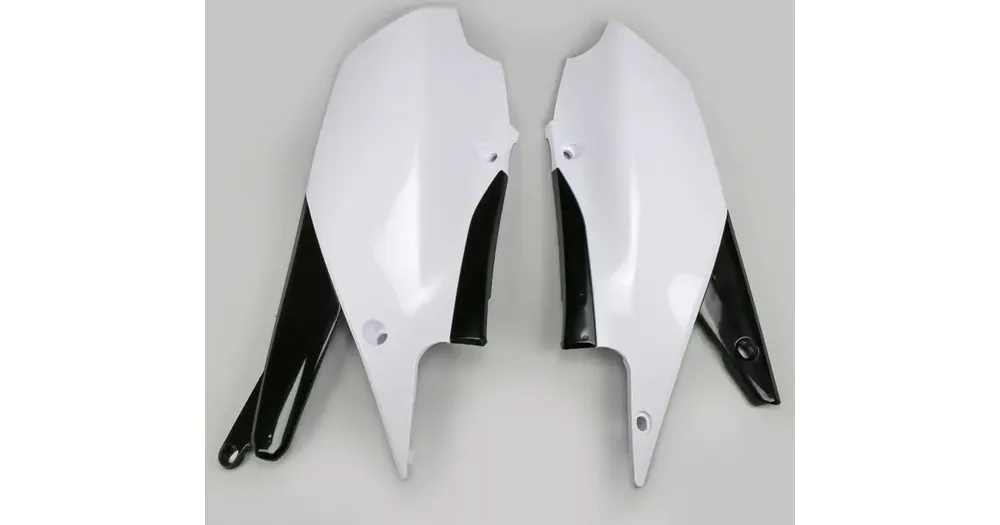 UFO Plast Ylä takakotelot sarja valkoinen Yamaha YZF / WRF 250-450 Asiakkaiden Suosikki