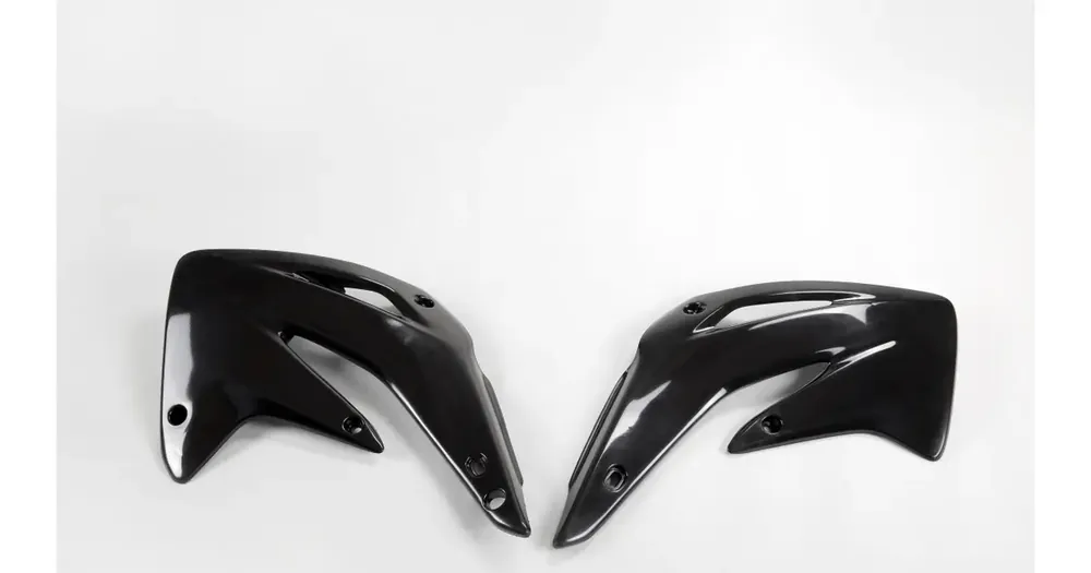Uutuus UFO Plast jäähdyttimen suojat mustat Honda CR 85 03-22