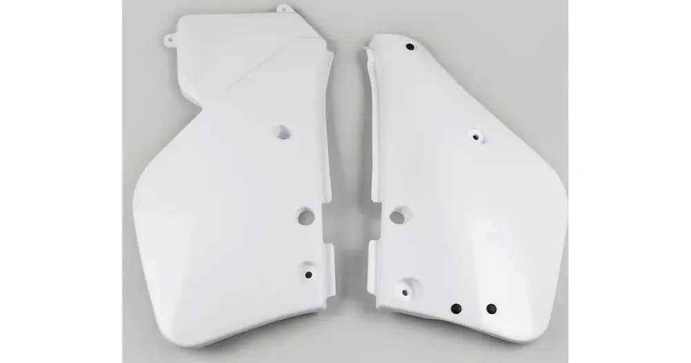 UFO Plast Takakansi Yläosa Komplekti Valkoinen Yamaha YZ 125 87-88 Nopea Toimitus