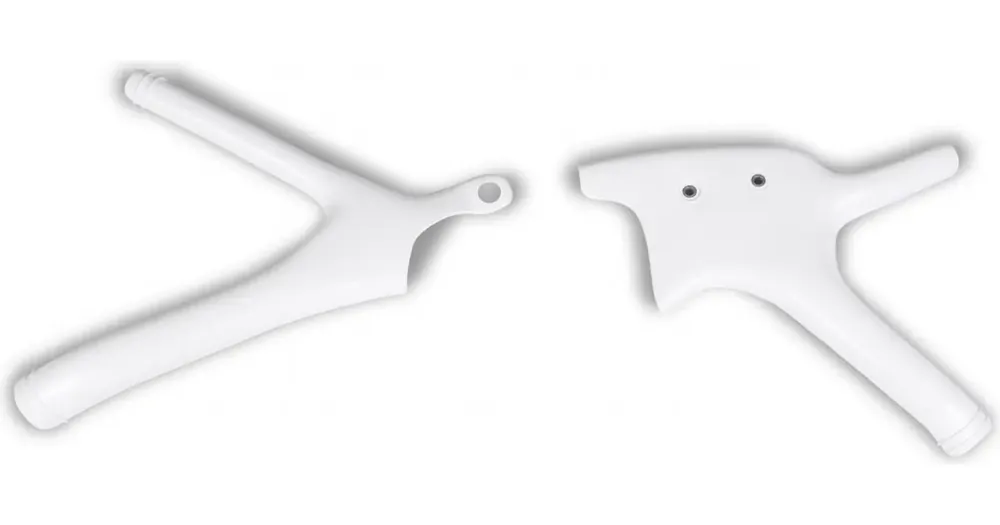 UFO Plast rungon suojat valkoinen Yamaha YZ 125 / YZ 250 Kuuma Tarjous