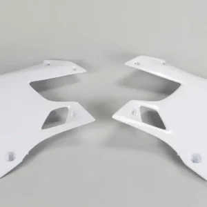 Alennettu Jäähdyttimen suojat valkoinen UFO Plast Yamaha YZ 125 / YZ 250 96-01