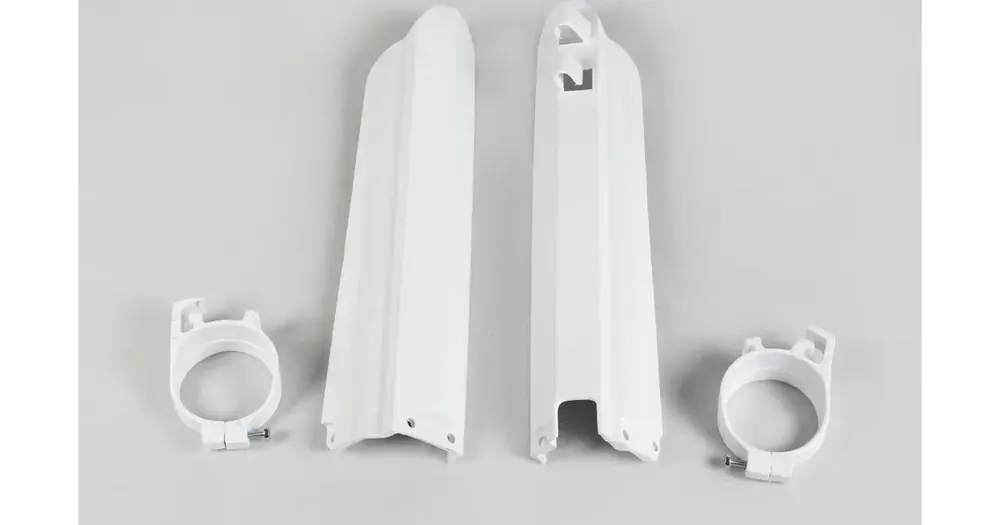 Halpa UFO Plast iskunvaimentimen suojat valkoiset Yamaha YZ / YZF / WRF 125-450