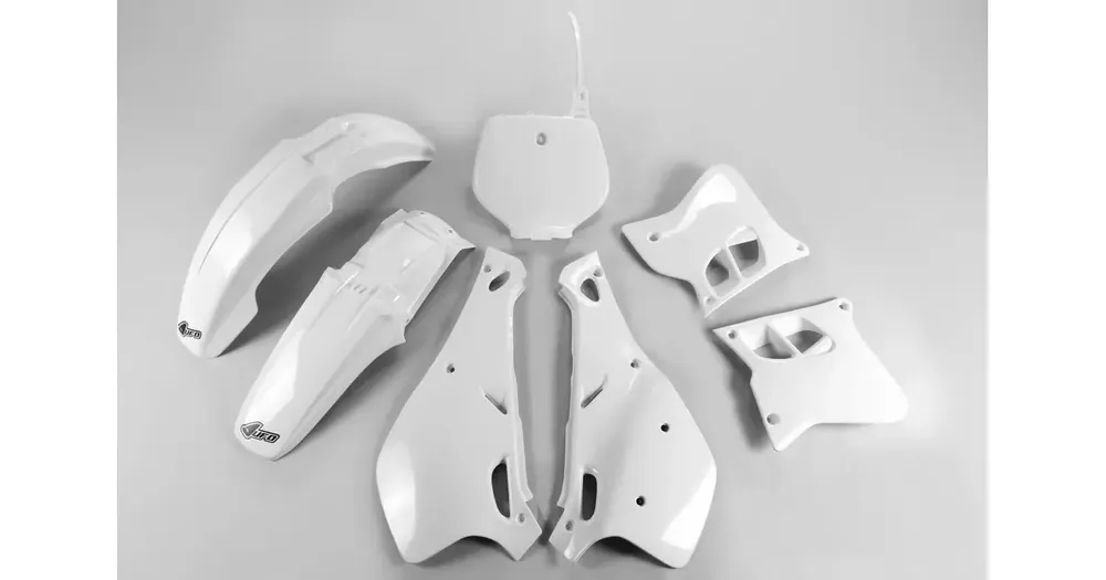 Korpusosien suojaussarja valkoinen UFO Plast Yamaha YZ 125 / YZ 250 93-95 Viimeinen Mahdollisuus