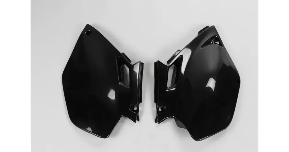 Viimeinen Mahdollisuus Mustat sivusuojat UFO Plast Yamaha YZF 250 / 450 03-05