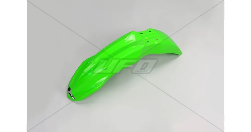 Sertifioitu UFO Plast etulokasuoja vihreä Kawasaki KXF 250 / 450 12-16