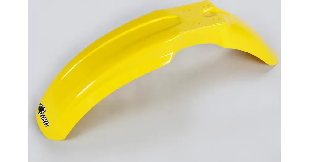 Vain Rajoitetun Ajan Etulokasuoja keltainen UFO Plast Suzuki RM 125 / 250 DRZ 400E 2000-