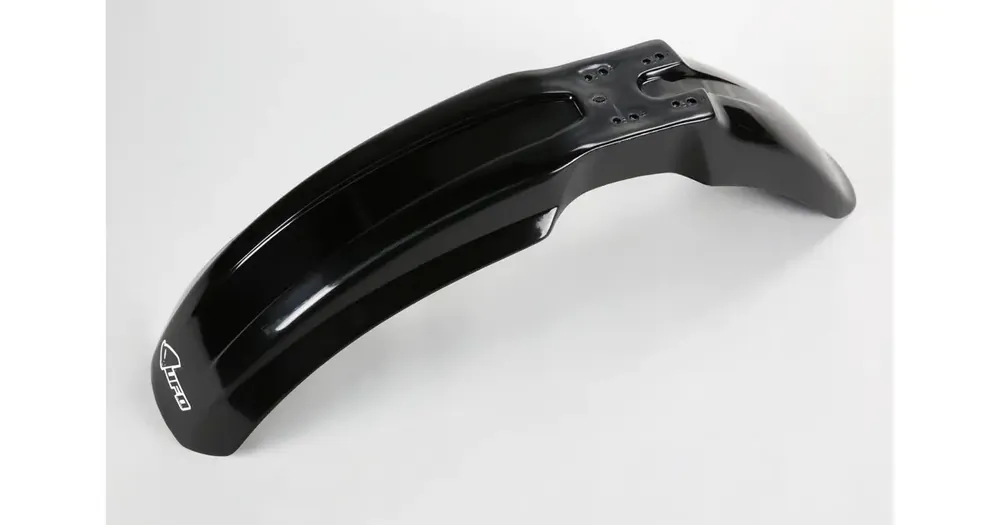 Etulokasuoja musta UFO Plast Suzuki RM 125 / 250 DRZ 400E 2000- Pikatoimitus