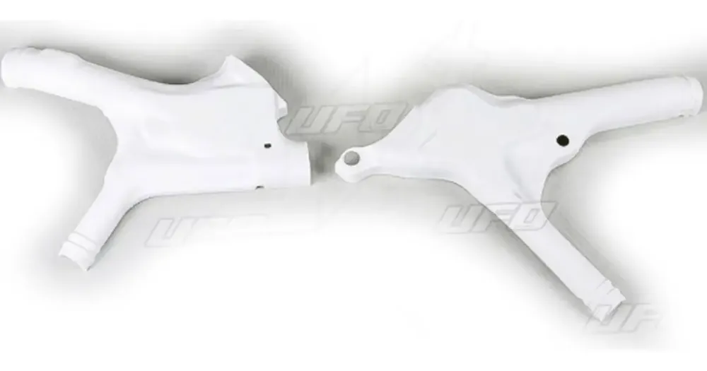 Uusi Malli Valkoiset sivusuojat UFO Plast Yamaha YZF / WRF