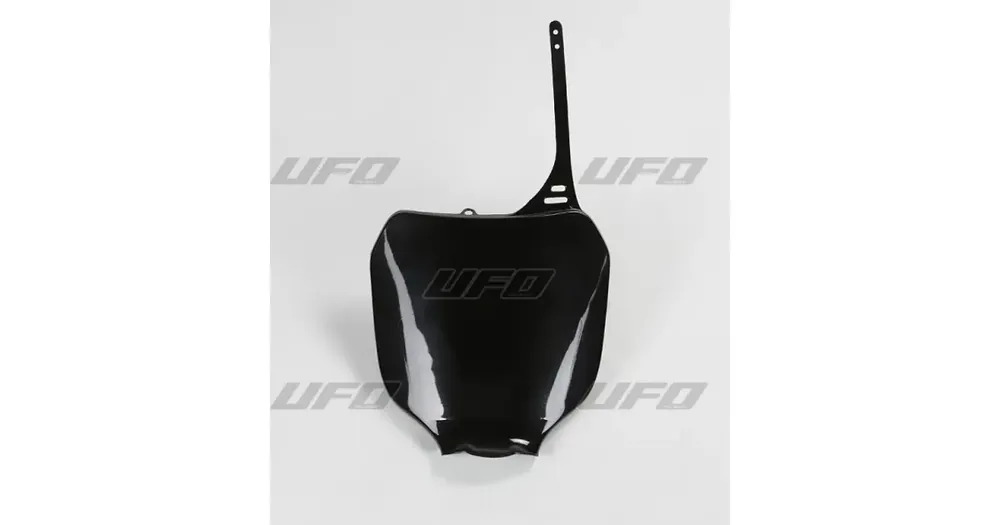 UFO Plast mustanumerikilpi musta Yamaha YZ / YZF Heti Saatavilla