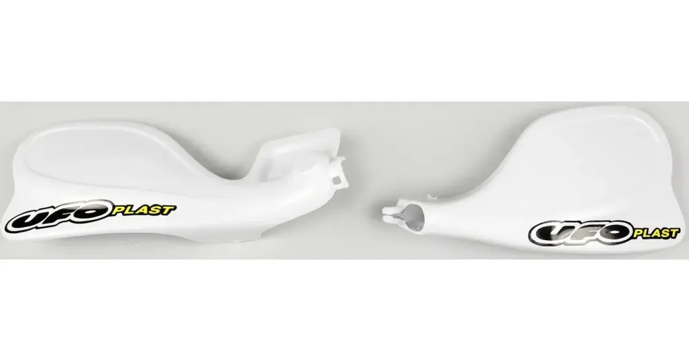 Käsinsuojat valkoiset UFO Plast Yamaha WRF 250 / WRF 450 Flash-Tarjous