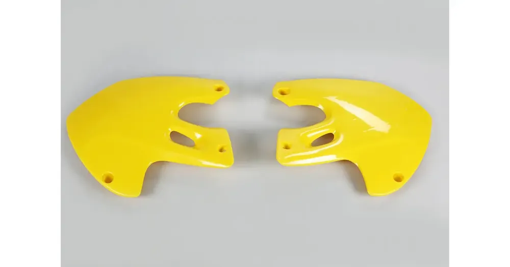 Jäähdyttimen suojat keltaiset UFO Plast Suzuki RM 125 / RM 250 99-00 Kausialennus