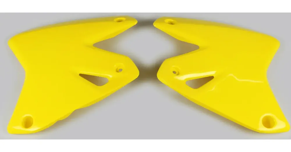 Superhinta Keltaiset jäähdyttimen suojat 101 UFO Plast Suzuki DRZ 400E