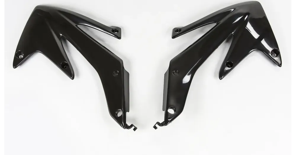 Halpa Hinta UFO Plast mustat jäähdyttimen suojat Honda CRF 450X 05-07