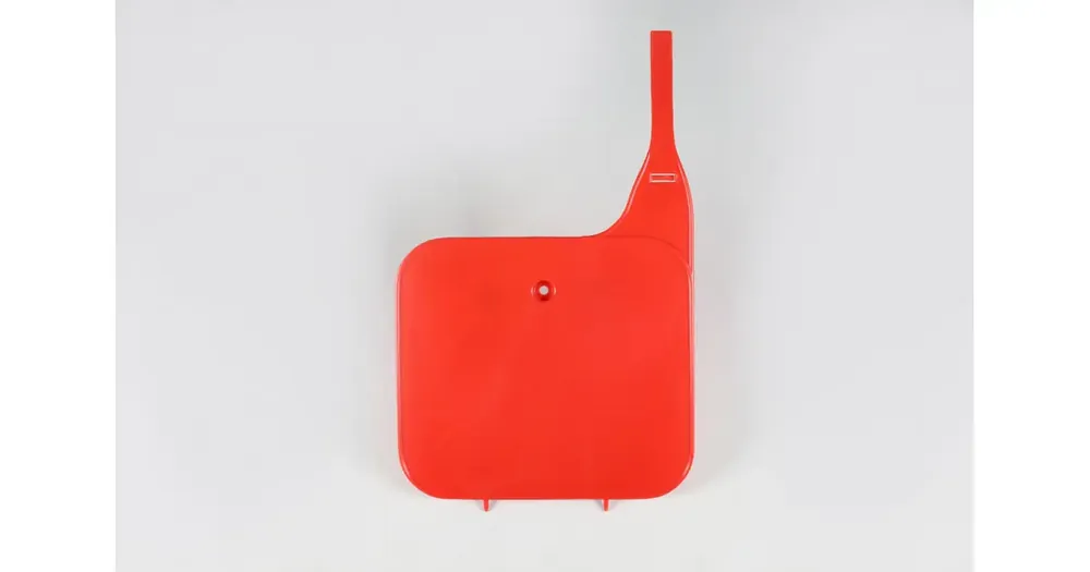 Loppuunmyynti Starttinumerolevy punainen UFO Plast Honda CR 125 / 250 / 500 85-94