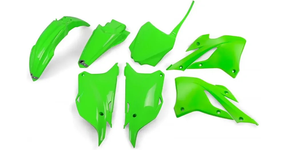 Tilaa Heti OEM-värinen korisarjojen sarja UFO Plast Kawasaki KX 85