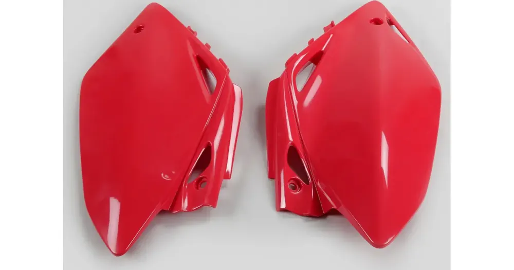 Ilmainen Palautus UFO Plast Red Upper Rear Fairings Set Honda CRF 450R 05-06
