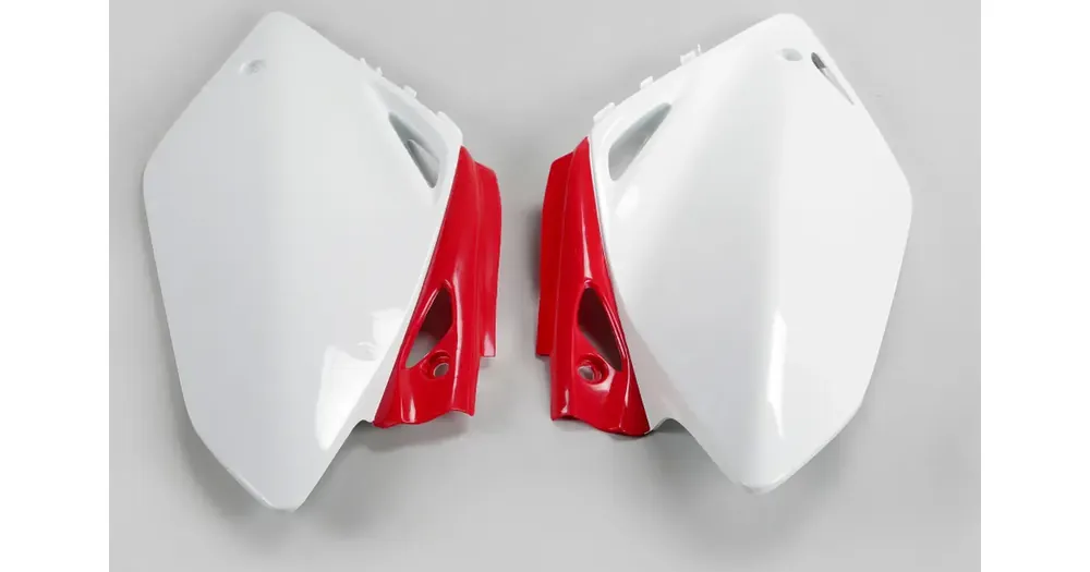 Rajoitettu Tarjous UFO Plast ylä takakatteet setti valko-punainen Honda CRF 450R 05-06