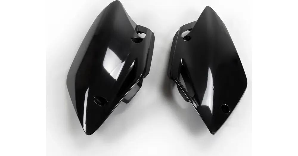 UFO Plast Ylä takakotelot setti musta Honda CRF 150R 07- Ilmainen Palautus
