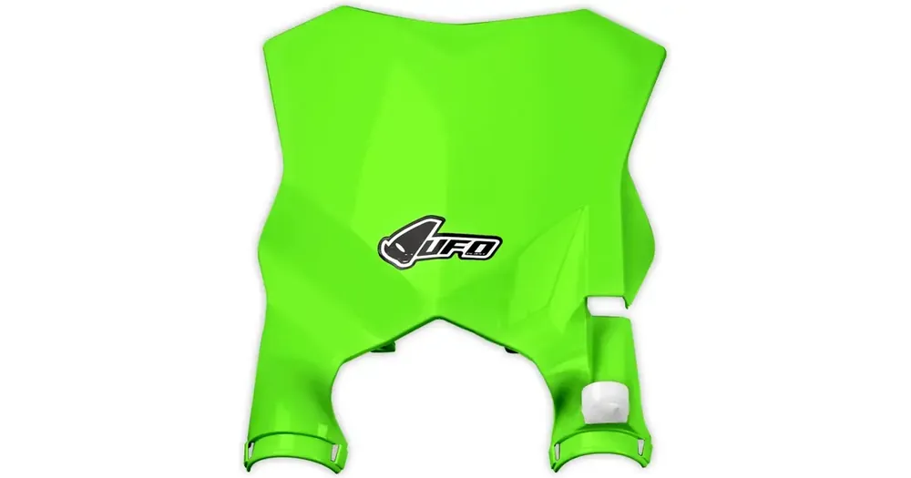 Alkuperäinen Kilkumerkkinen kilpailunumero, vihreä fluo, UFO Plast, Kawasaki KXF 250 / 450 16-