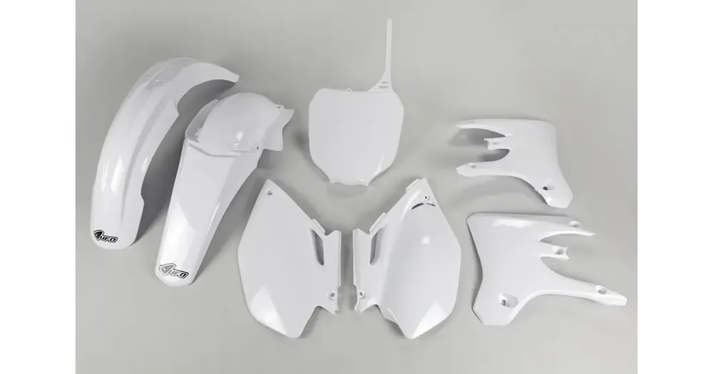 UFO Plast korpusosien valkoinen Yamaha YZF 250 03-05 / YZF 450 03-05 Osta Tänään