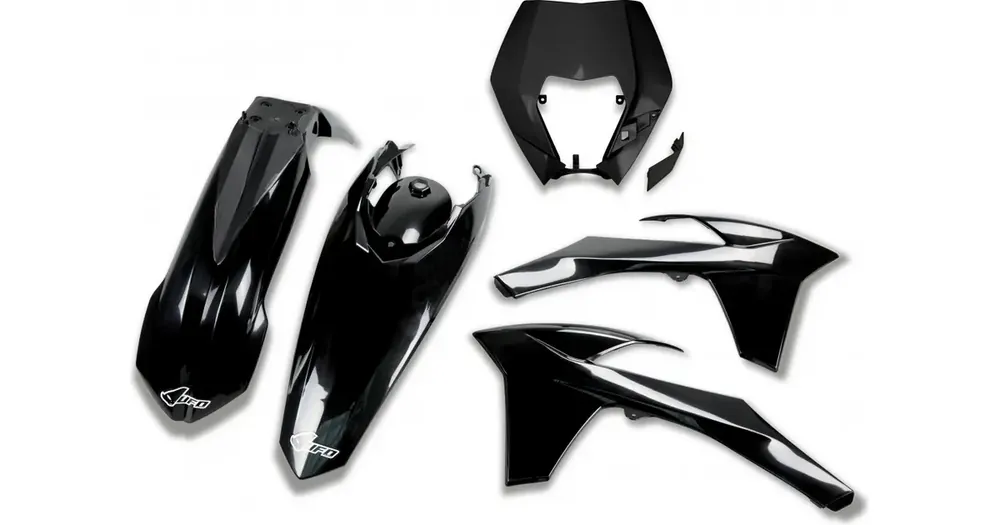 Korumppusarja musta UFO Plast KTM EXC 12-13 / EXC-F 12-13 Aito