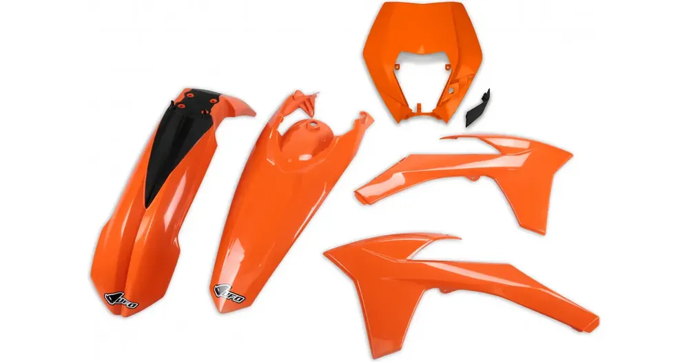 UFO Plast korisarjan setti oranssi KTM EXC 12-13 / EXC-F 12-13 Korkea Laatu