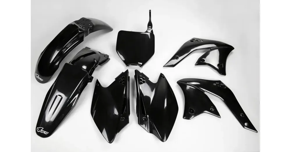 Korpusosien sarja musta UFO Plast Kawasaki KXF 250 07 Alkuperäinen