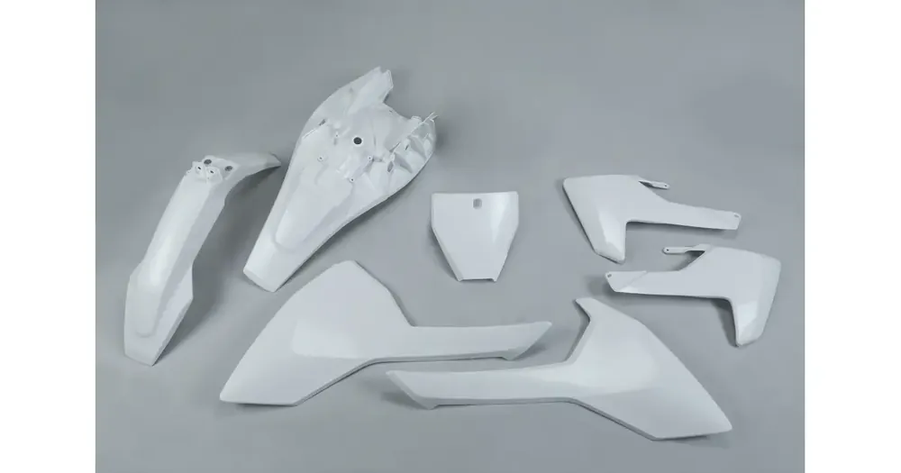Pikatoimitus Korpusosien suojaussarja valkoinen OEM UFO Plast Husqvarna TC 85
