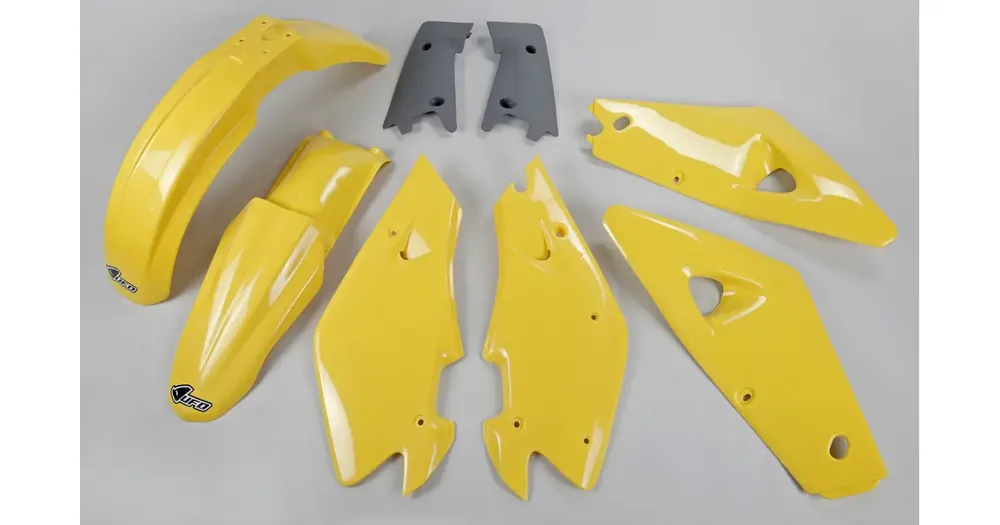 Korkea Laatu Koripaneelisarja keltainen OEM UFO Plast Honda CR 125 00-03 / 250 00-03